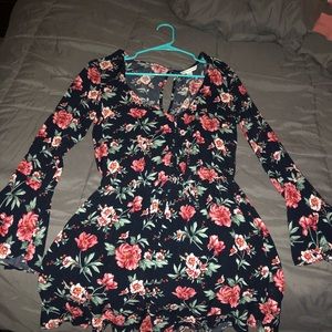 American Eagle Floral Romper